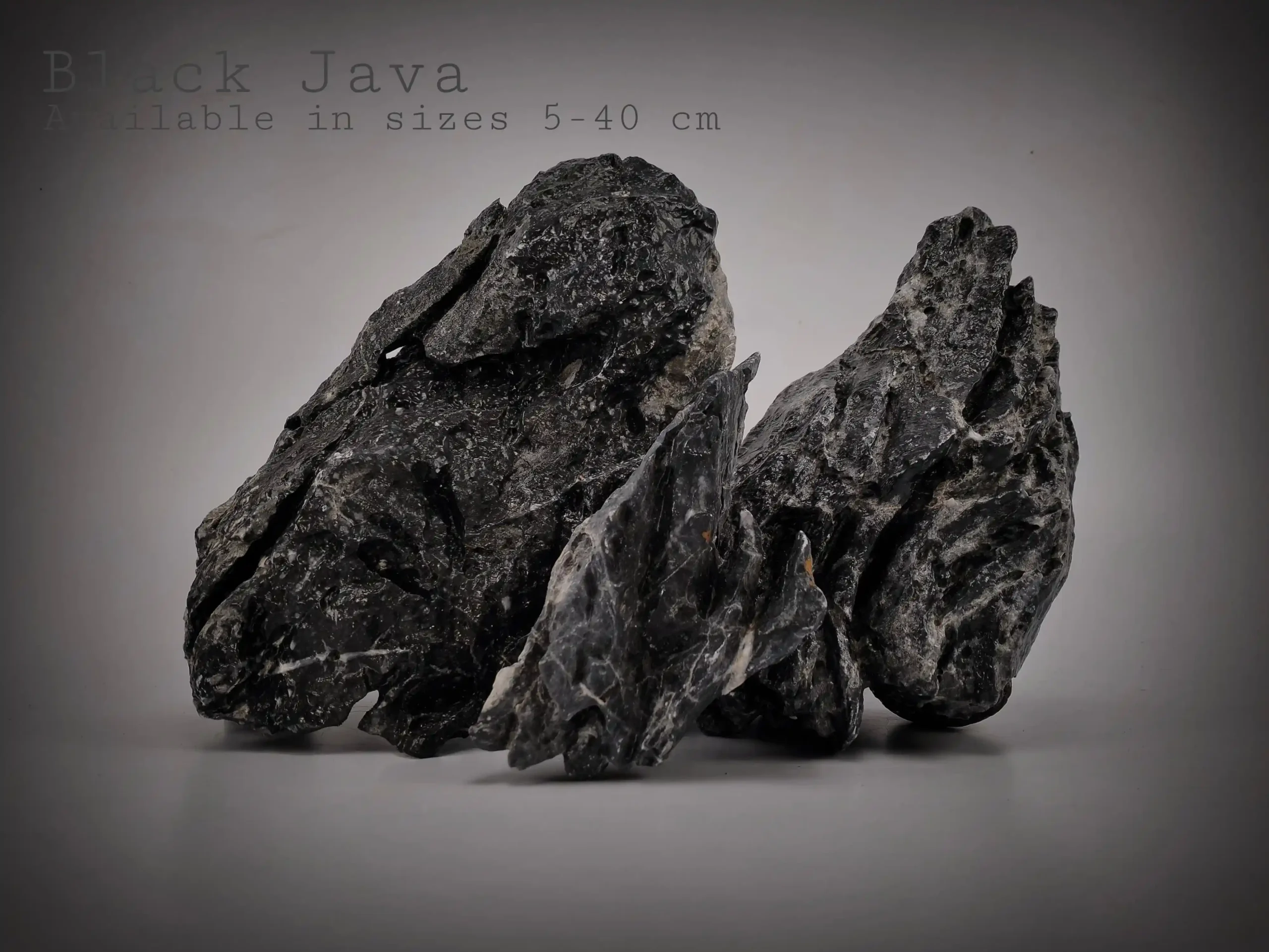 Black Java Stone for Landscape