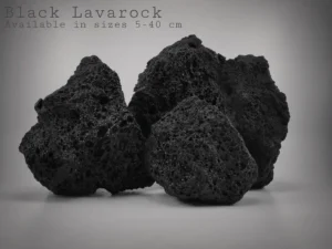 Black Lava Stone for Landscape