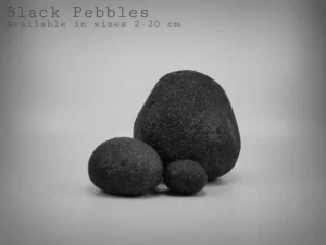 Black Pebbles Stone for Landscape