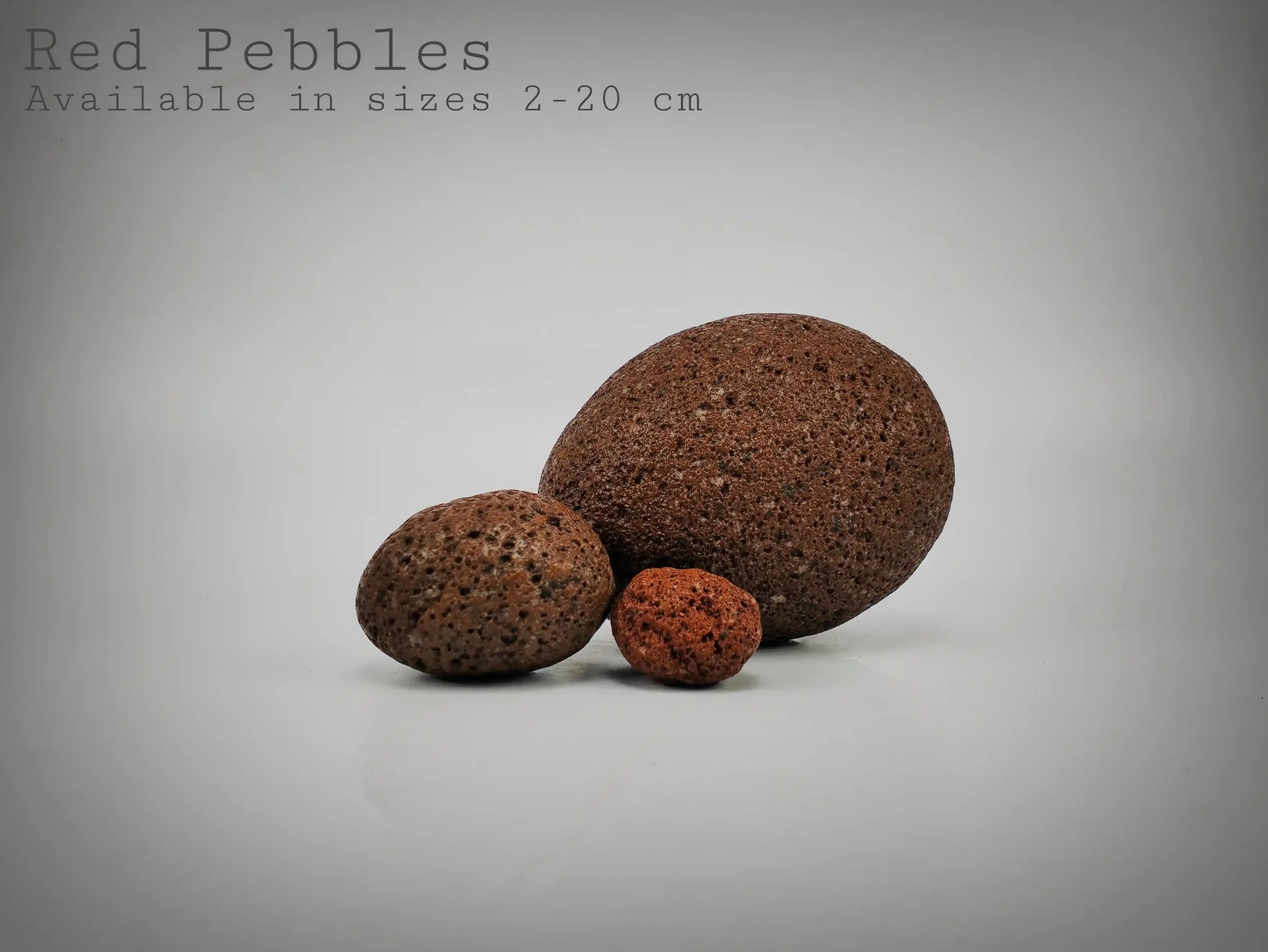 Red Pebbles Stone for Reptile